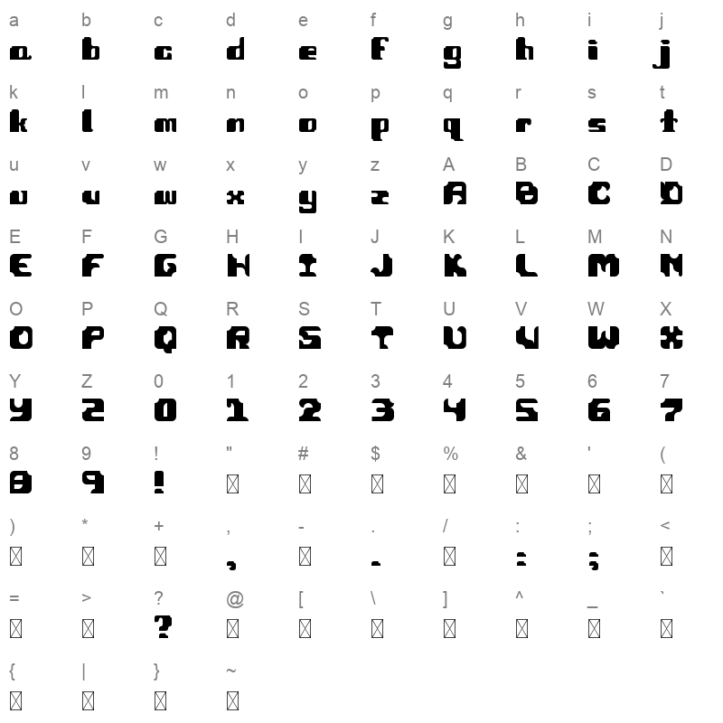 Pareidolia Character Map