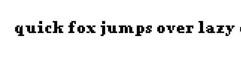 Preview of Pixel Times Bold