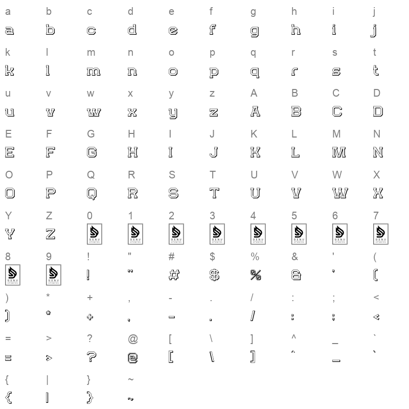 absolute glory champ Character Map