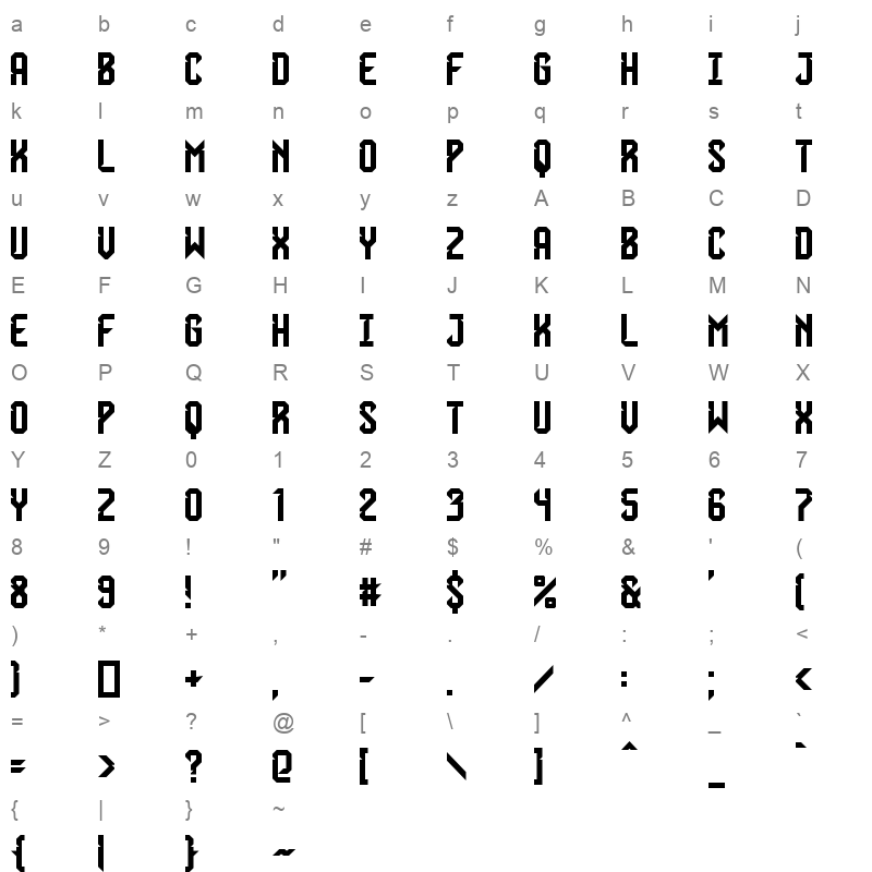 adicup q 2022 Character Map