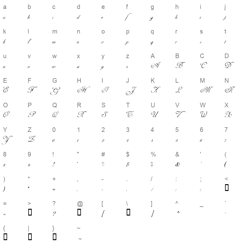 adine kirnberg alternate Character Map