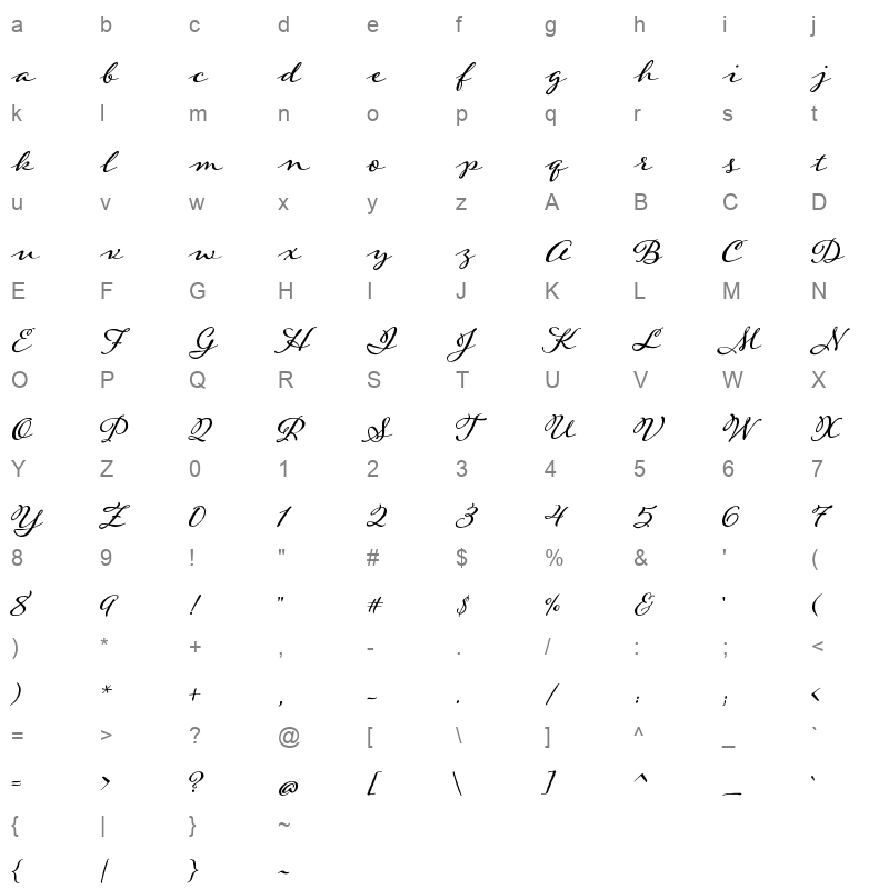 adorn garland Character Map
