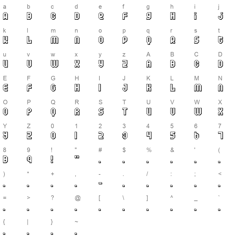 air Character Map