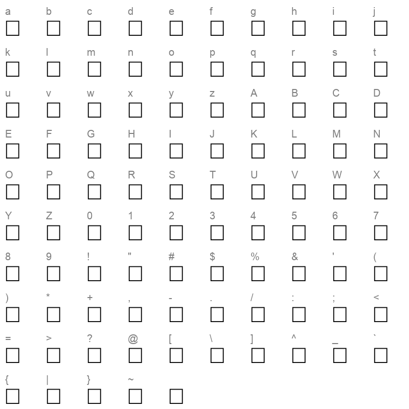 AL Masaa Character Map
