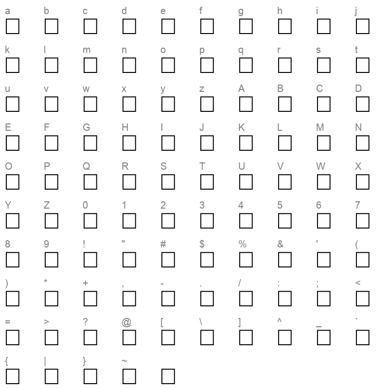 arbfonts.com mohareb anboby Regular Character Map