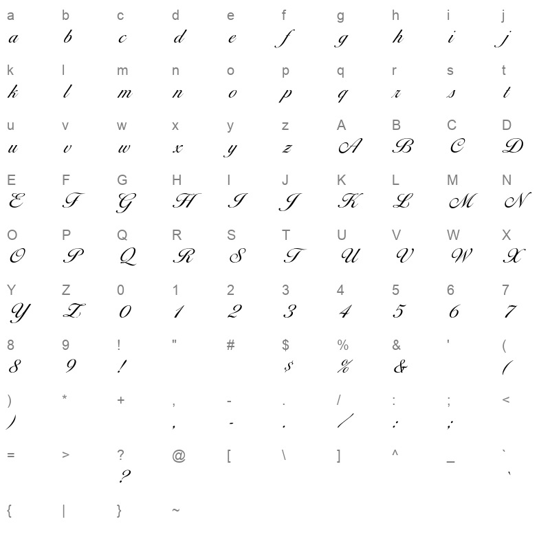 balladeer light Character Map