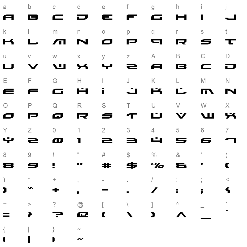 battlefield expanded Character Map
