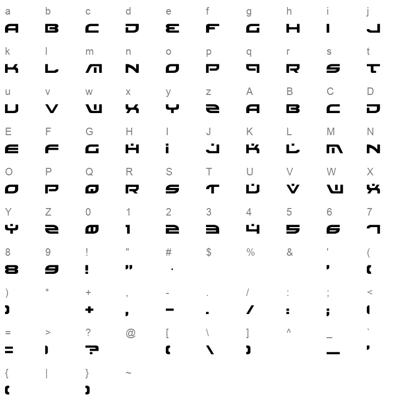 battlefield larger Character Map