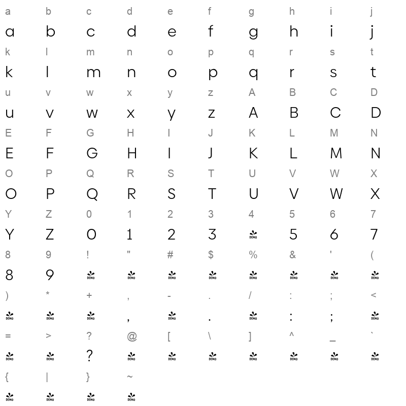 biennale book Character Map