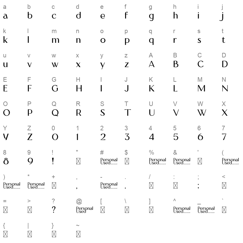 Crawling Character Map