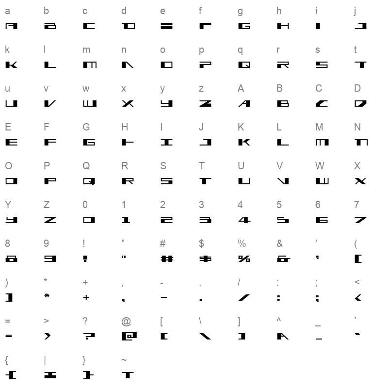EAGLE expand Character Map