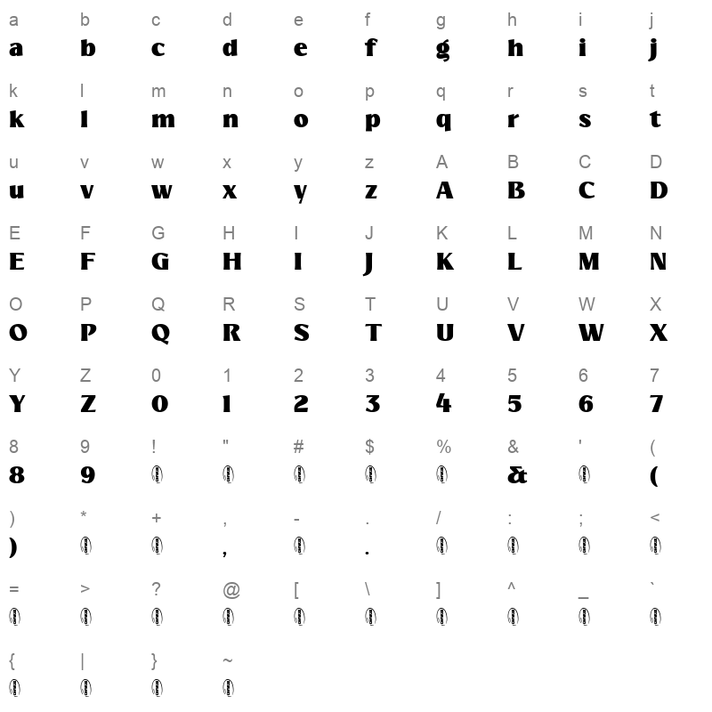 Marige Character Map