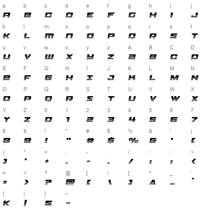 power broker two ital Character Map