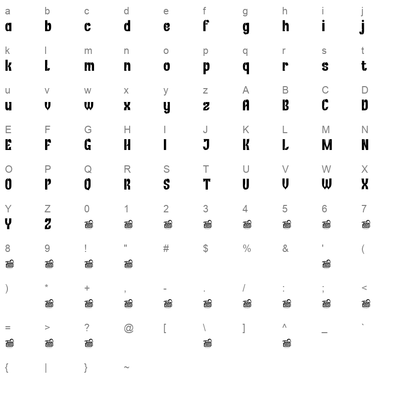 Rekix Blacktrial Character Map