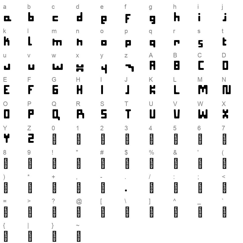 SeaweedSans Regular Character Map