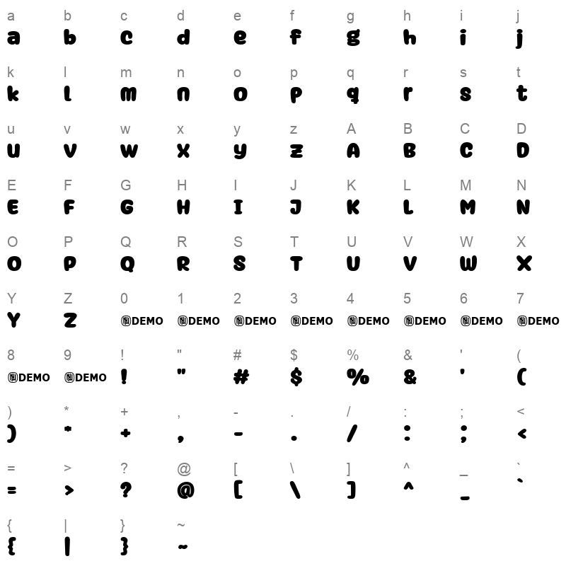 Shanty House Character Map