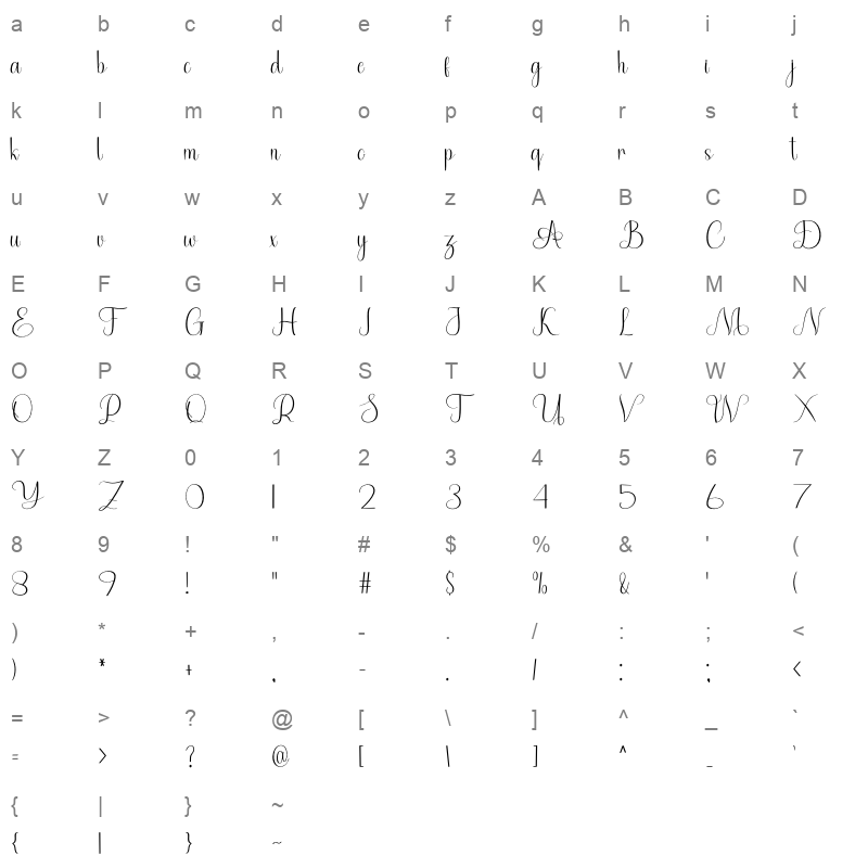 Textbook School Character Map
