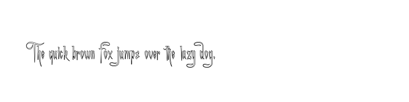 Preview of a charming font outline