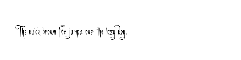 Preview of a charming font regular