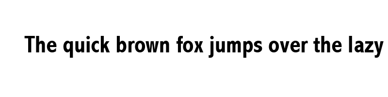 Preview of abadi mt condensed bold