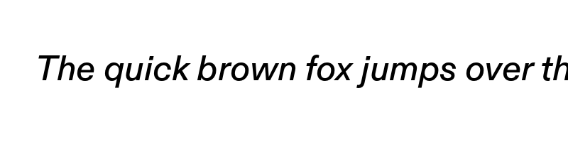 Preview of abc diatype medium italic