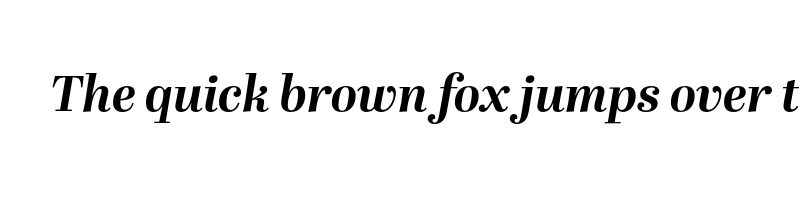 Preview of abril display bold italic
