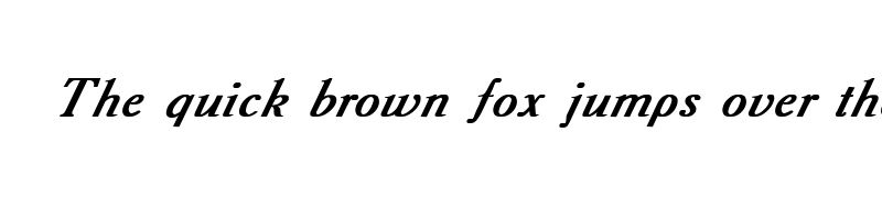 Preview of academy italic bold italic