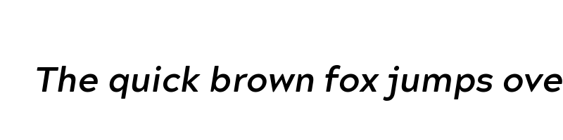 Preview of acherus grotesque bold italic