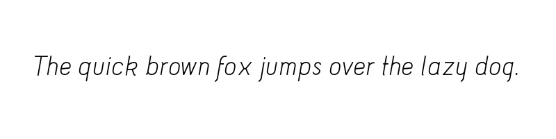 Preview of acid italic
