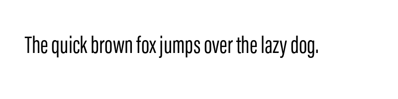 Preview of acumin pro extra condensed
