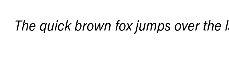 Preview of acumin pro semicondensed italic