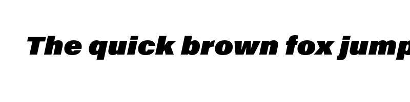 Preview of acumin pro wide ultra black italic