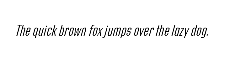 Preview of address sans pro condensed light italic