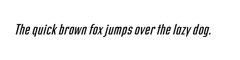 Preview of address sans pro condensed regular italic