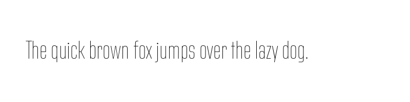 Preview of address sans pro condensed thin