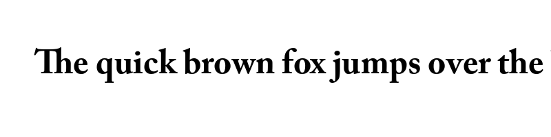 Preview of adobe caslon pro bold