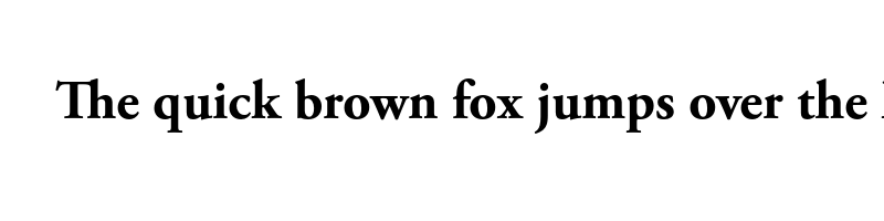 Preview of adobe garamond pro bold