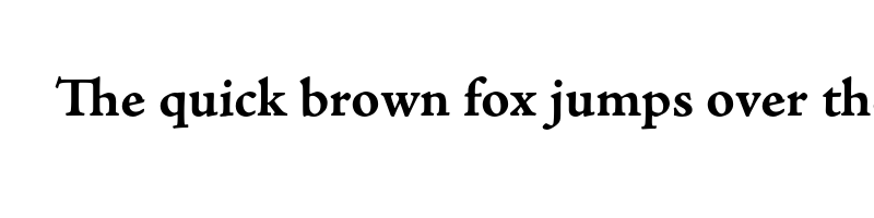Preview of adobe jenson pro bold caption