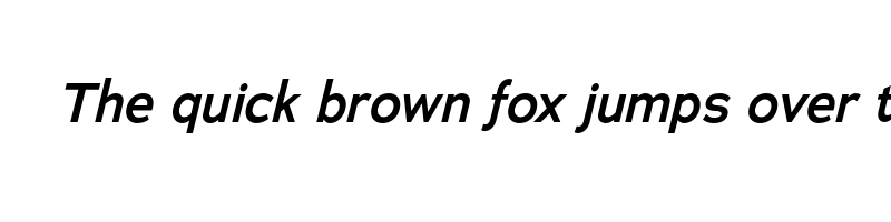 Preview of adrianna demibold italic
