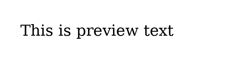 Preview of ae Tarablus Regular