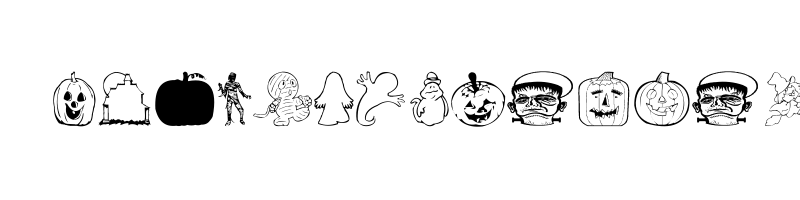 Preview of aez halloween dingbats