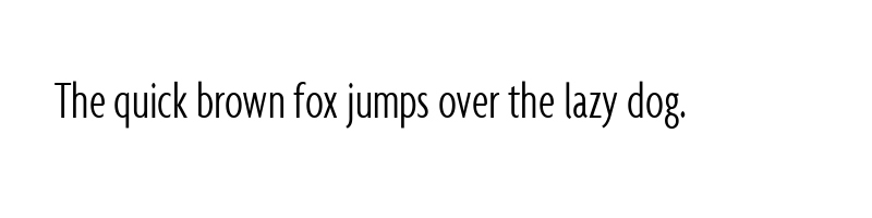 Preview of agenda light extra condensed