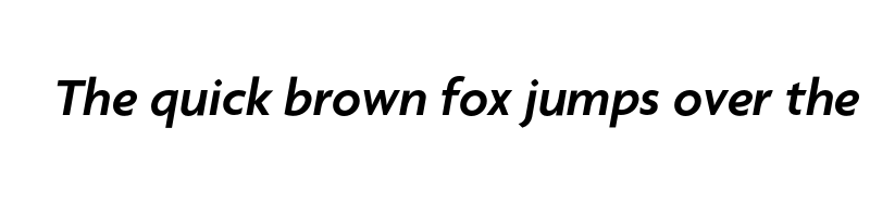Preview of agenda semibold italic