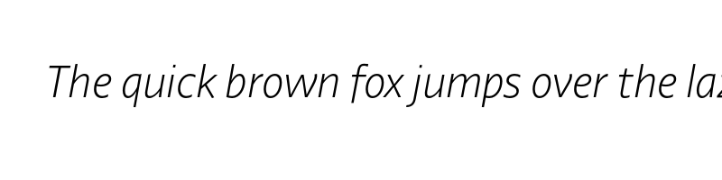 Preview of agent sans extra light italic