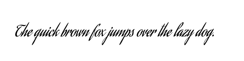 Preview of aguafina script regular