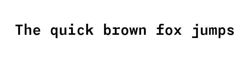 Preview of agyx mono semibold
