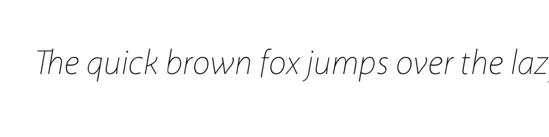 Preview of akagi pro thin italic