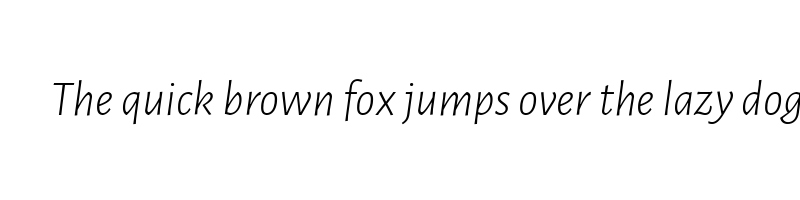 Preview of alegreya sans lightitalic
