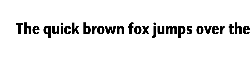 Preview of alergia condensed bold
