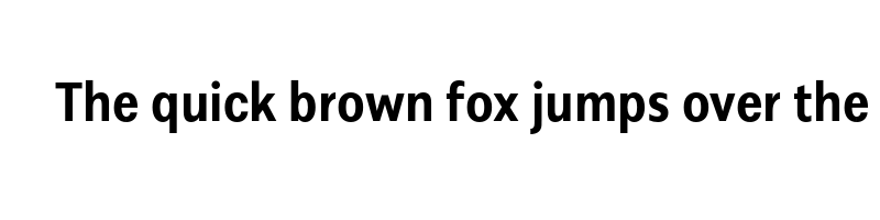 Preview of alergia condensed semi bold